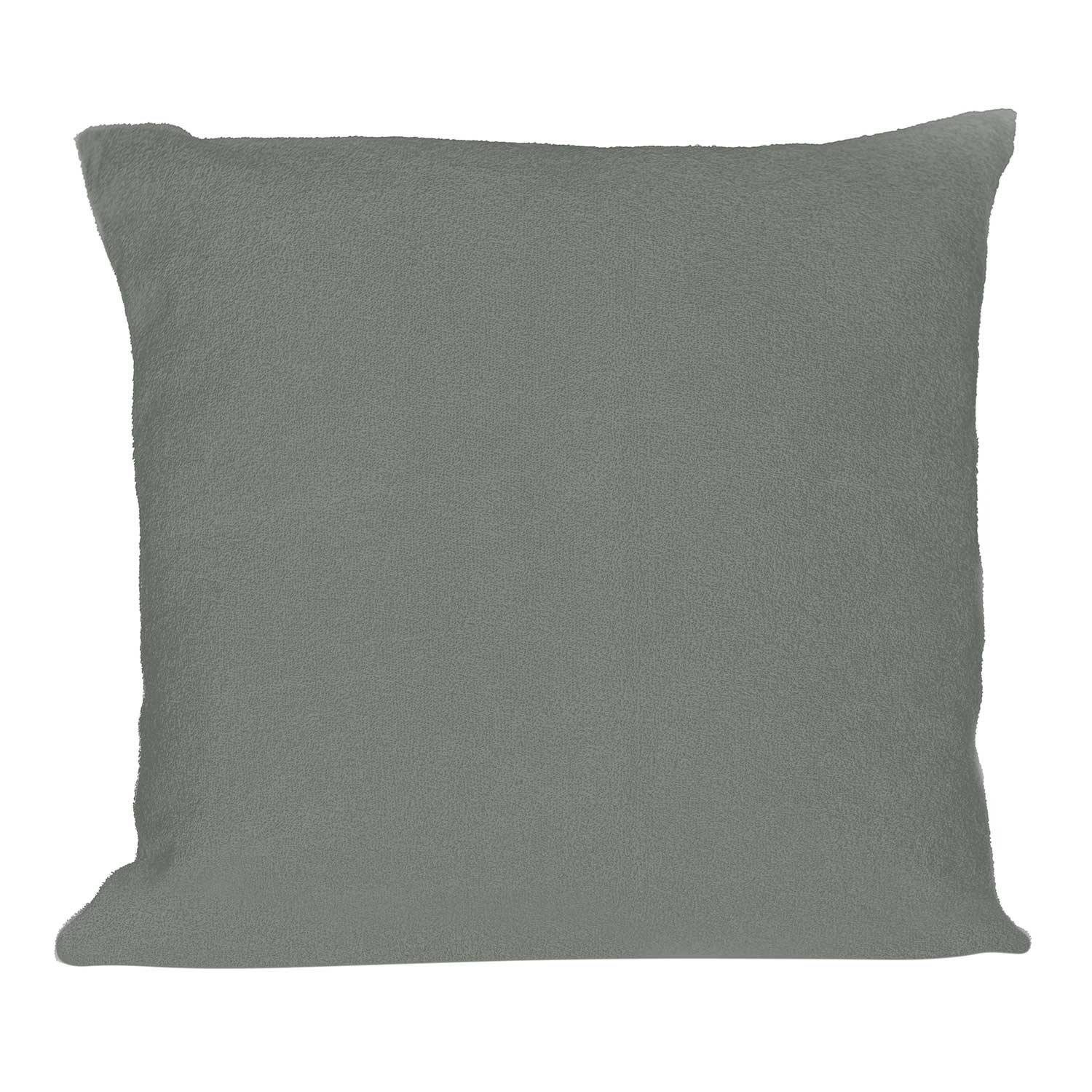Poszewka frotte 40x40 037 szara jednobarwna