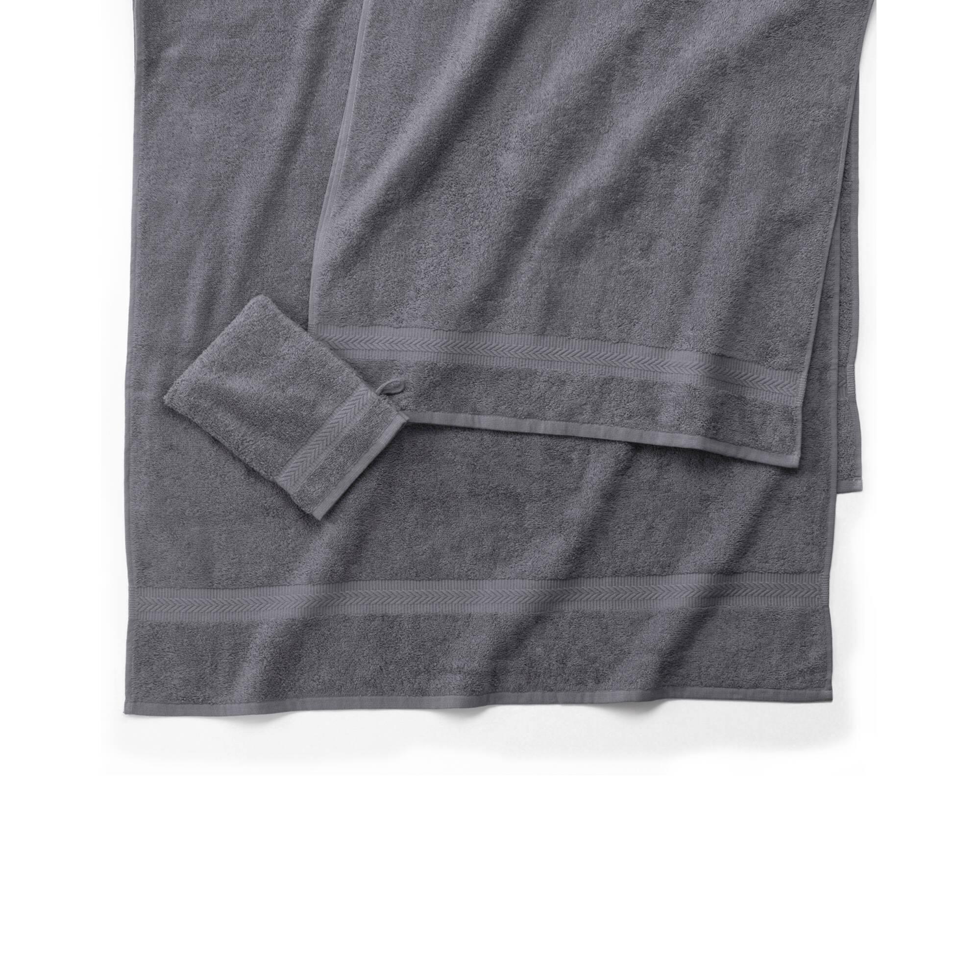 Collection serviettes de bain unies 420 g/m2 confort moelleux