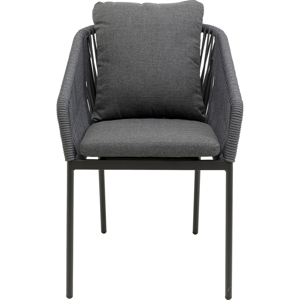 Kare Design Tuinstoel met armleuningen Cyprus grijs
