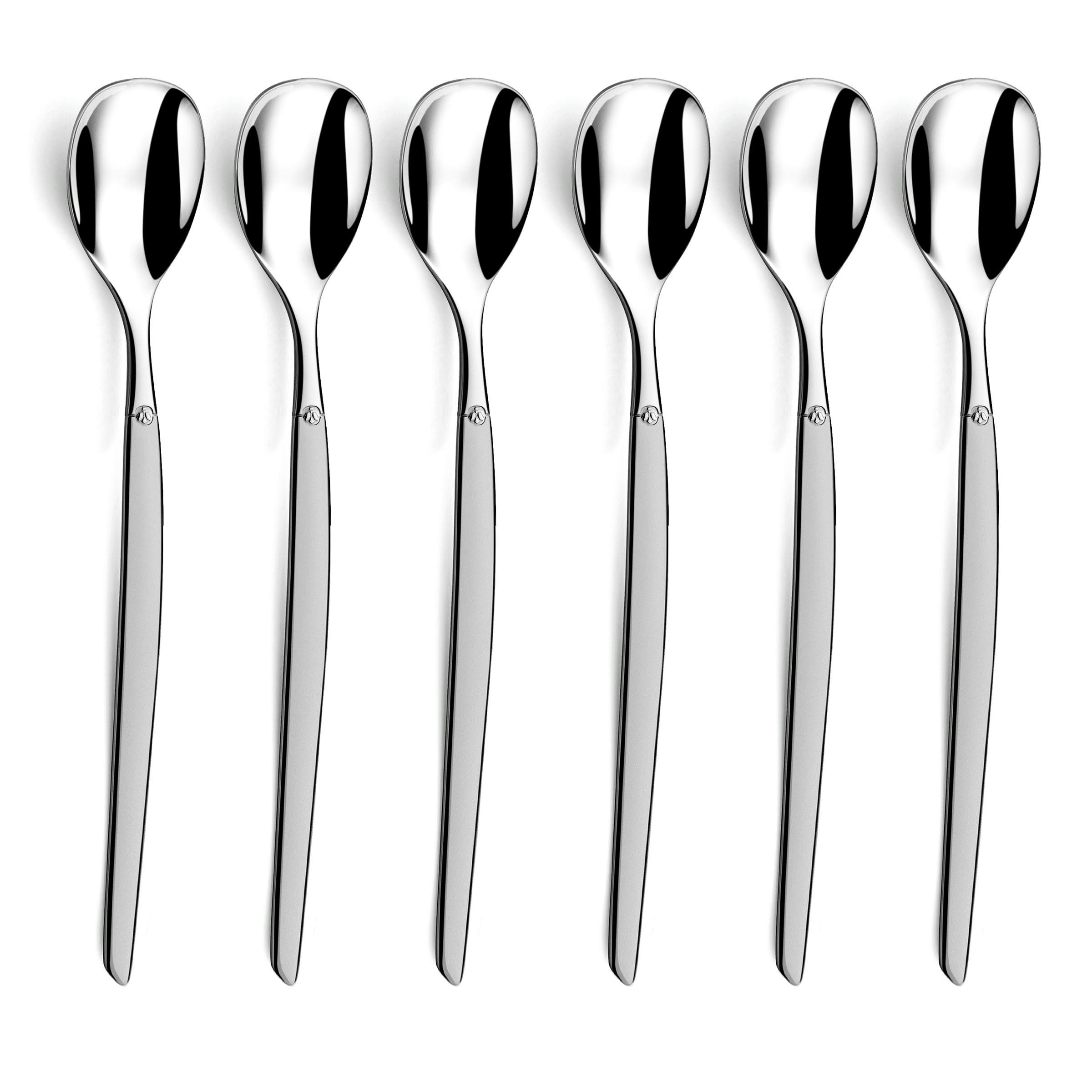 JET SABLÉ - Set 6 cuillères glace & mazagran