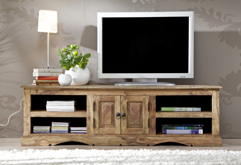 LEEDS Szafka RTV #48 Palisander olejowany 150x45x45 cm