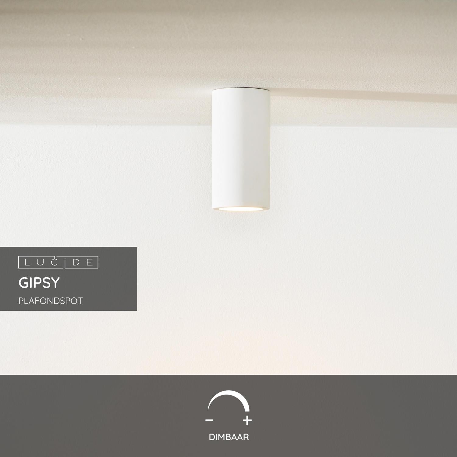 Lucide GIPSY Plafondspot - Wit