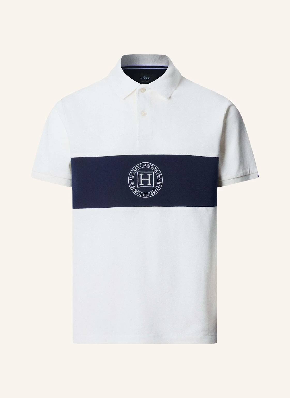 HACKETT LONDON Poloshirt HERITAGE H PANEL