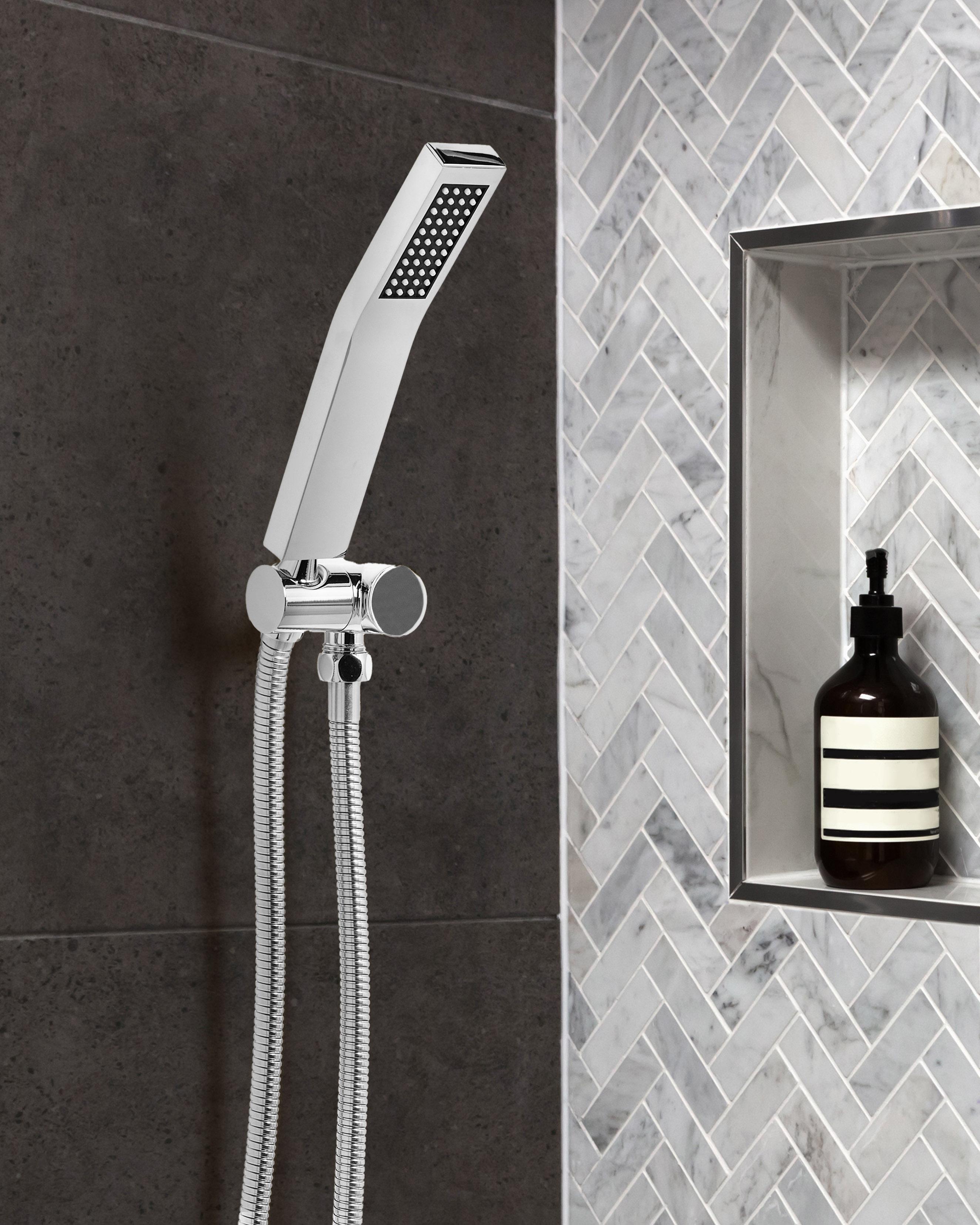 Shower Head AMBORO Brass Silver