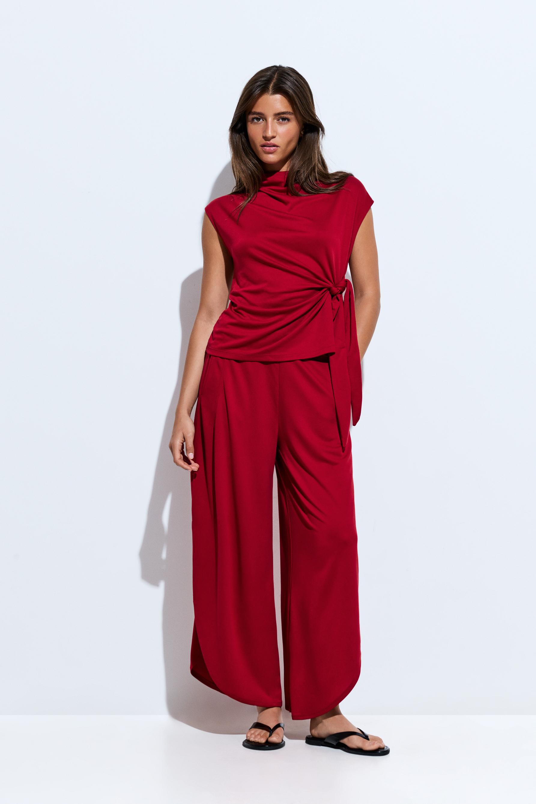 Pantalón culotte aberturas