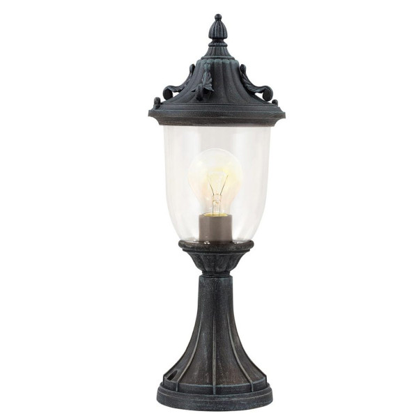 Lampa ogrodowa stojąca grynszpan Elkstone wys:41 cm 1xE27x60W IP44 Elstead