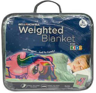 As Seen On TV Kid's Weighted Unicorn Blanket, 7-lb