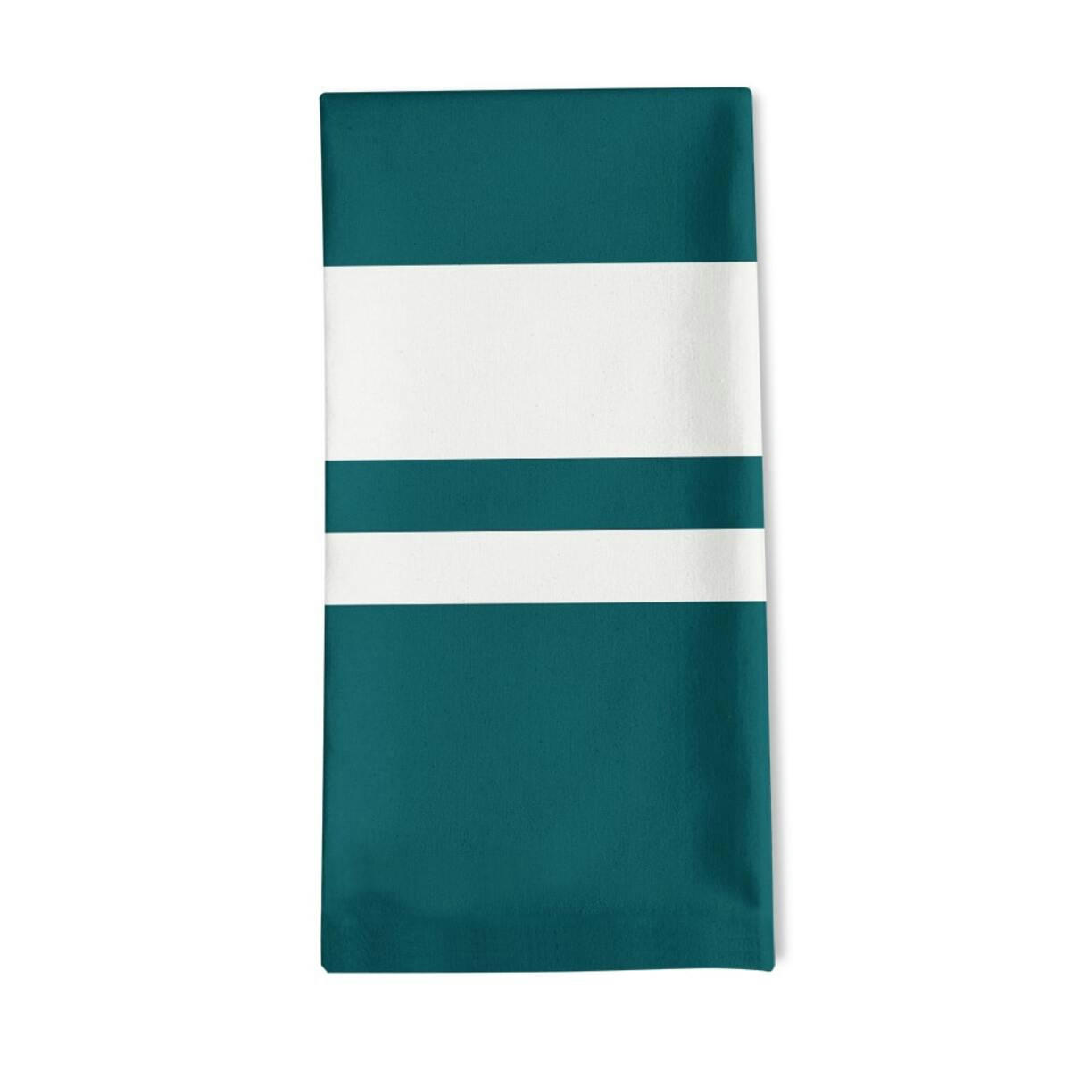 PAMPELUNE - Serviette de table coton Vert 50x50 cm