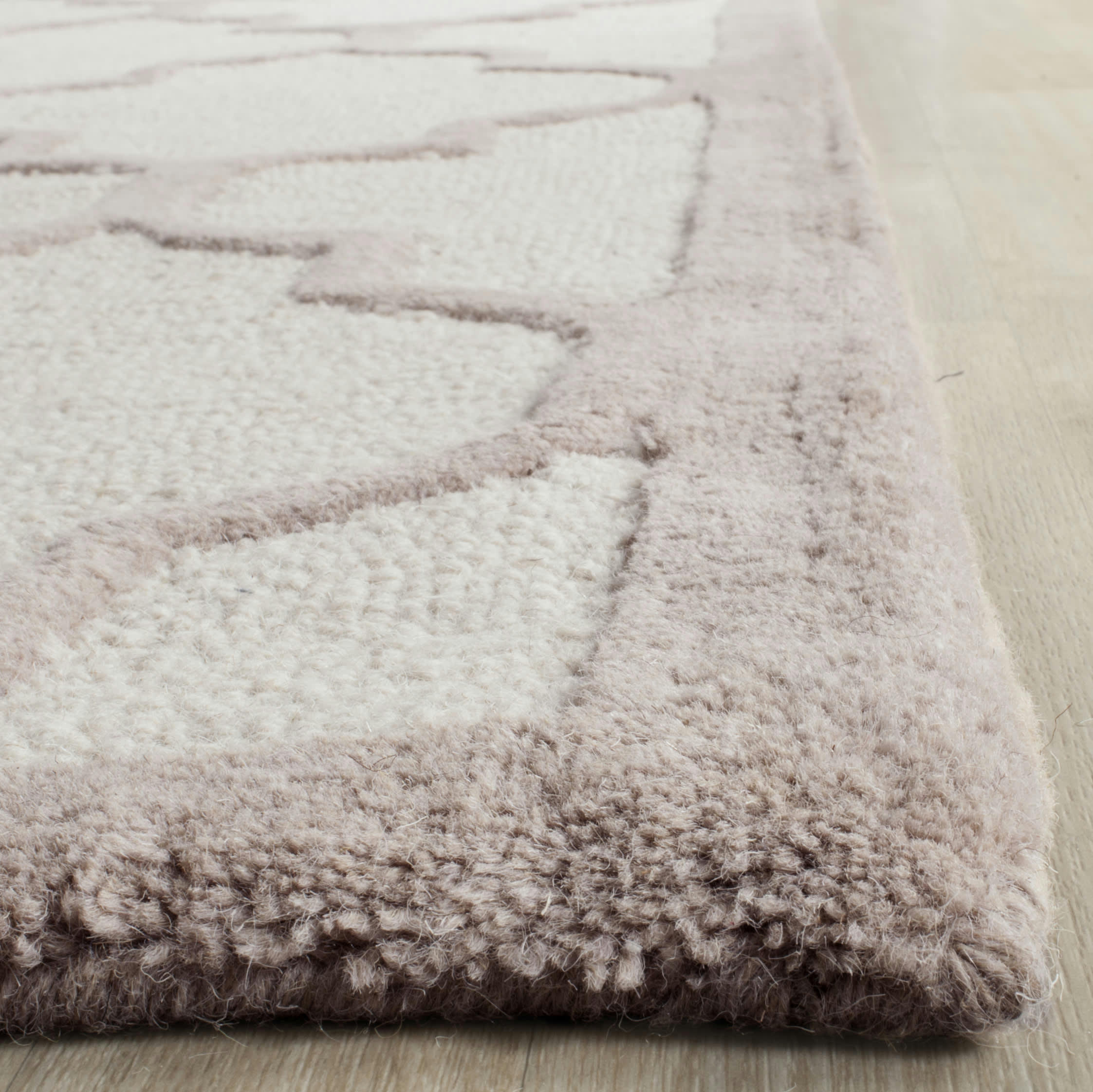 CAMBRIDGE - Tapis de salon interieur en  ivoire & beige, 122 x 183 cm