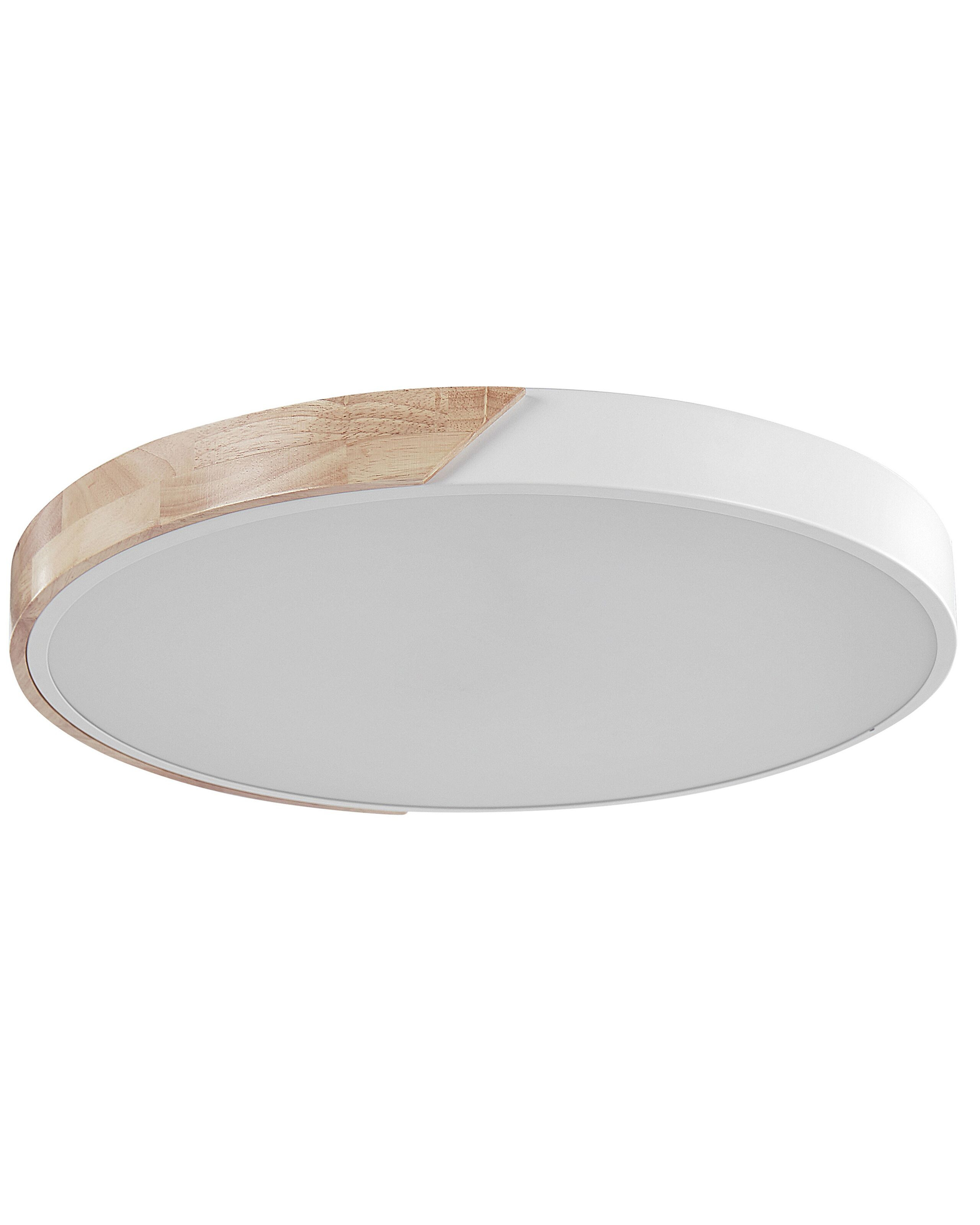 Lampa sufitowa LED plafon okrągła metalowa biała