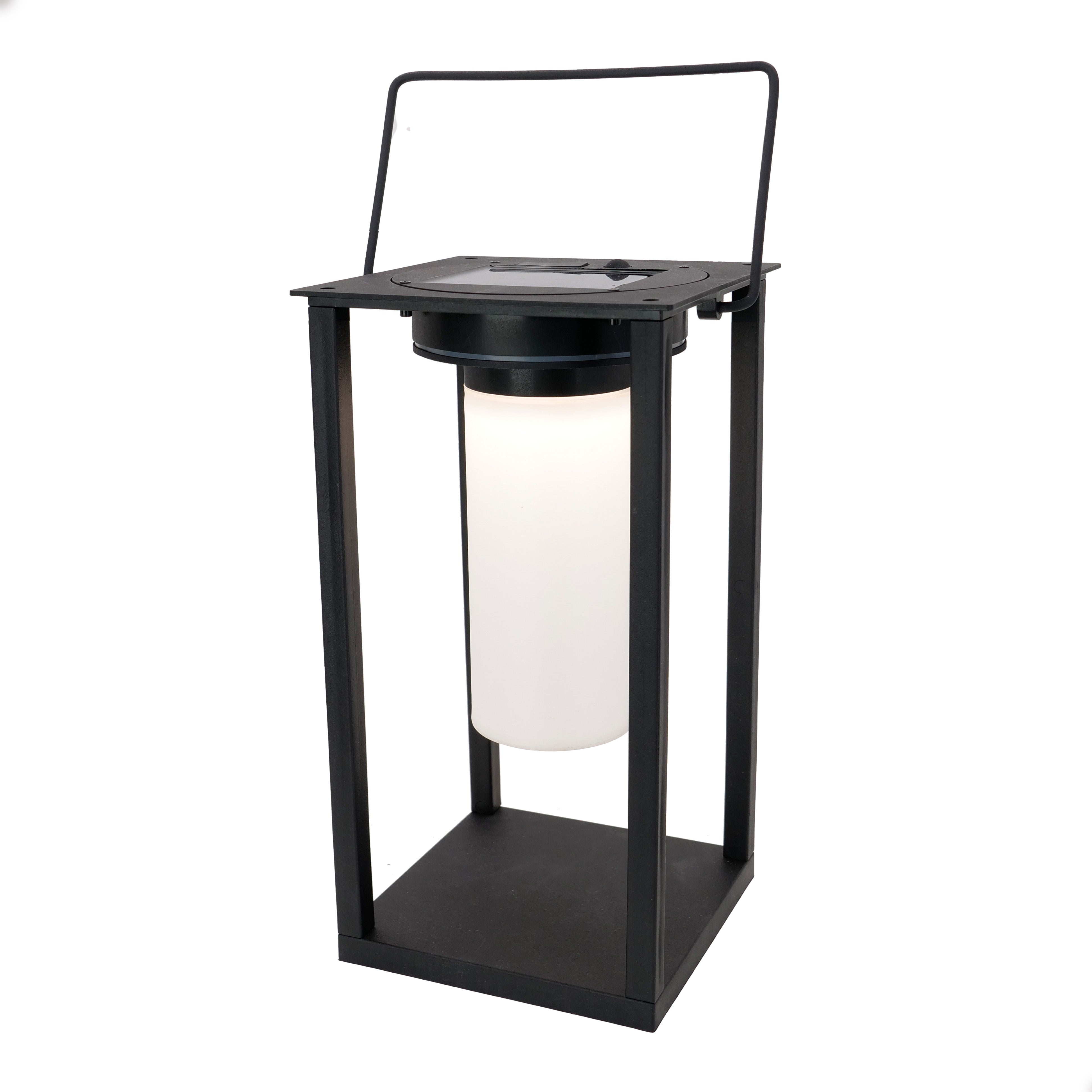 EGLO solar tafellamp buiten Usigni - 28 cm - zwart/wit