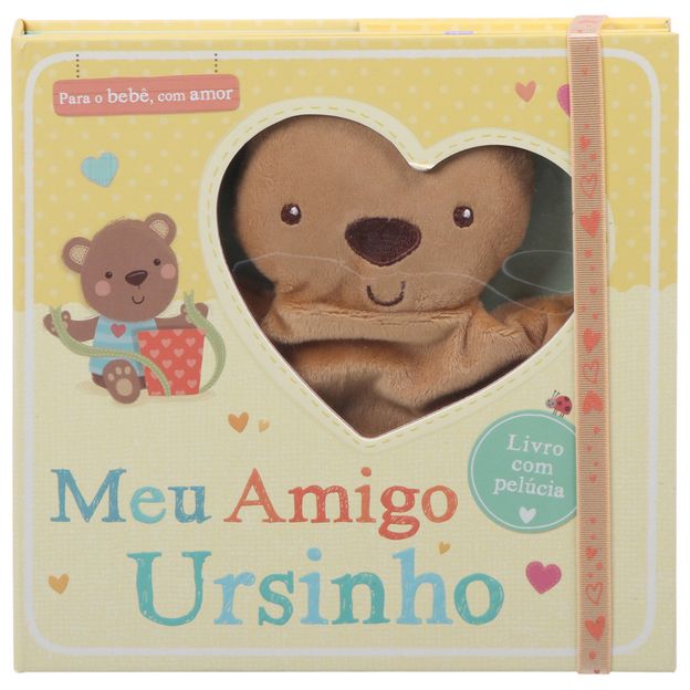 LIVRO MEU AMIGO URSINHO COM PELÚCIA LIVRO INFANTIL