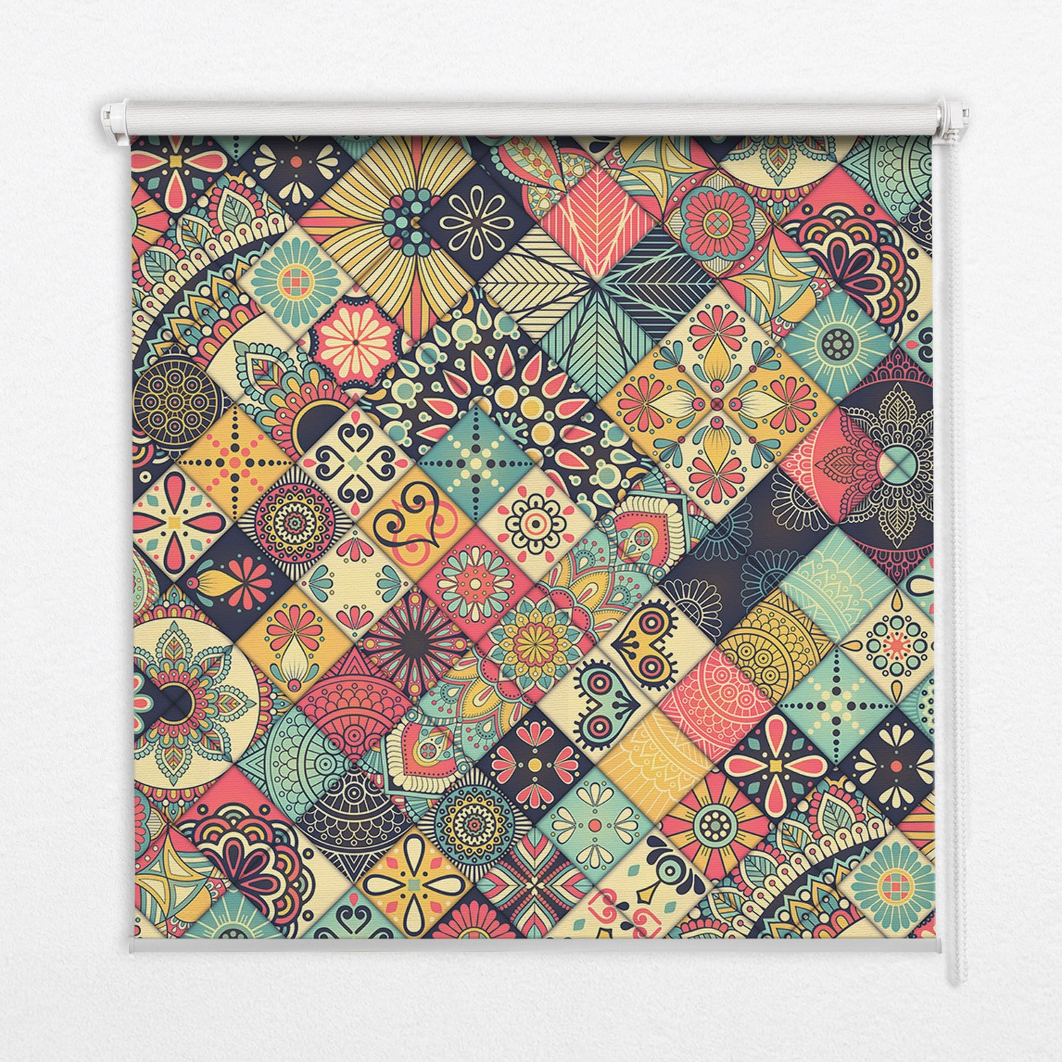 Roleta zaciemniająca wewnętrzna - 50x50 cm - Kafle