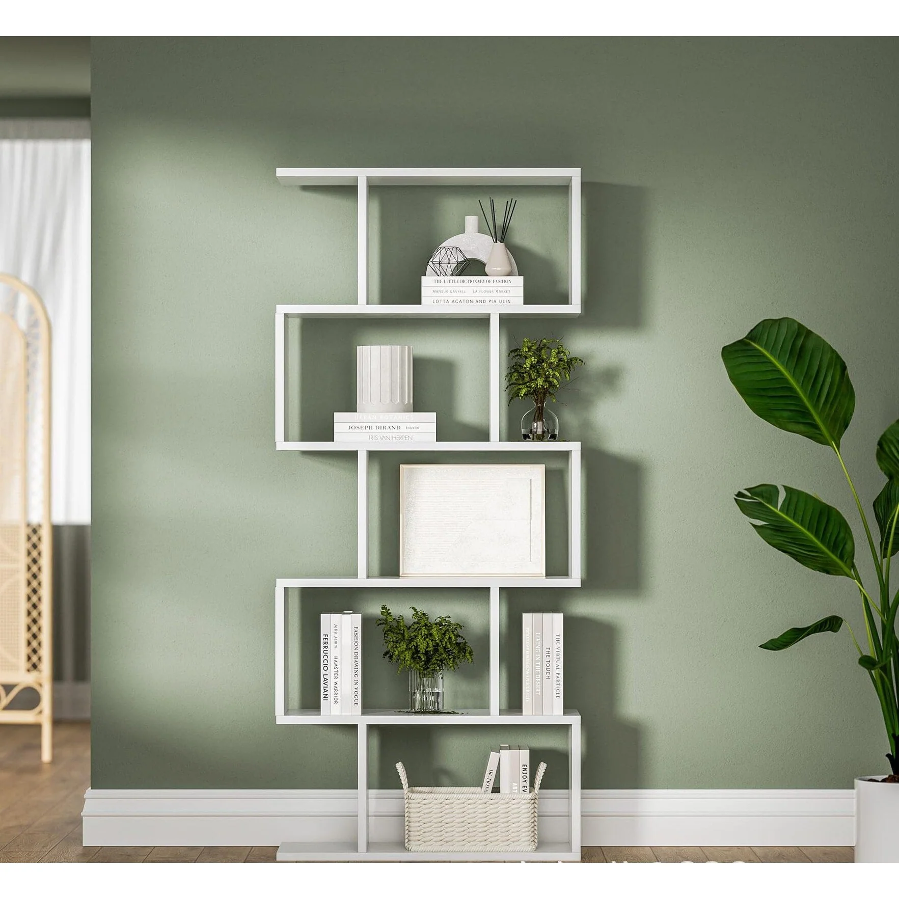 Five layer simple household bookshelf