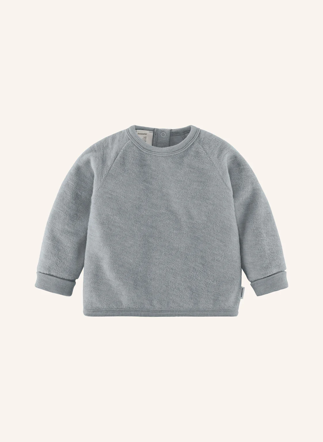 hessnatur hessnatur Wollfrottee Sweatshirt Raglan aus reiner Bio-Merinowolle