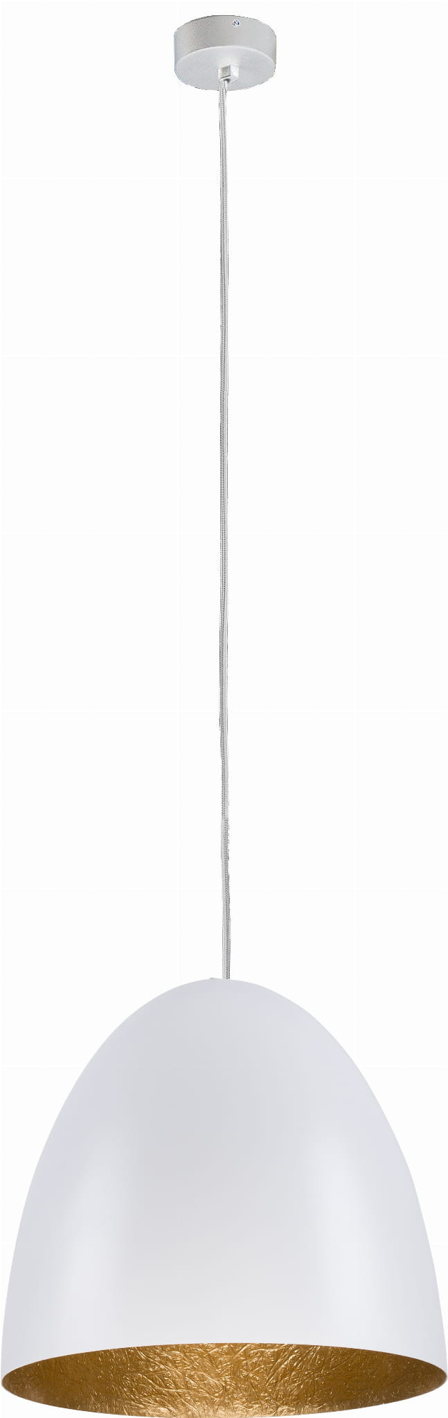 Lampa wisząca EGG biało-złota 1xE27x40W IP20 Nowodvorski Lighting