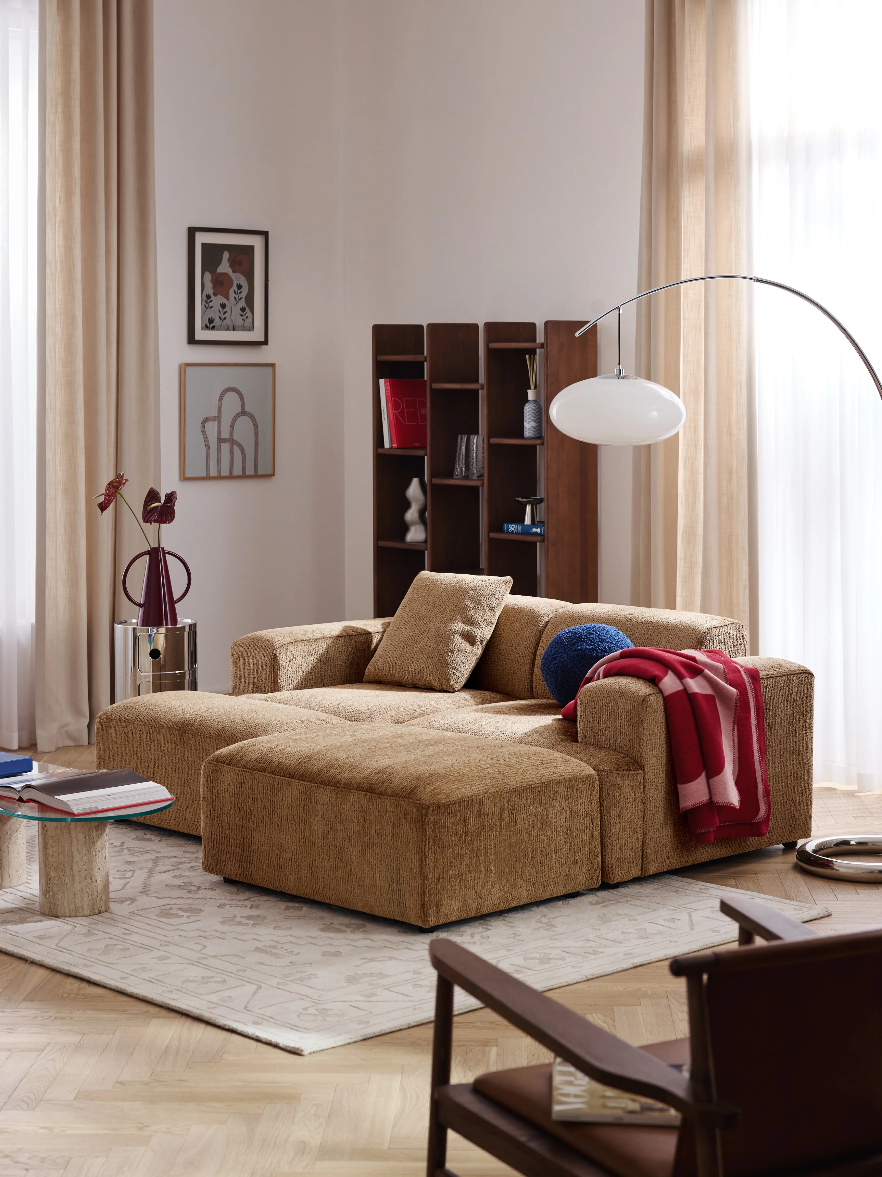 Sofa-Hocker Melva, B 99 x T 42 cm