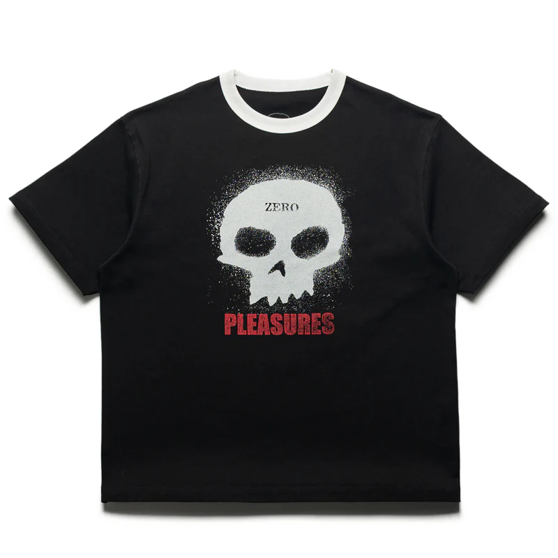 Pleasures Single Skull Heavyweight Tee - Black