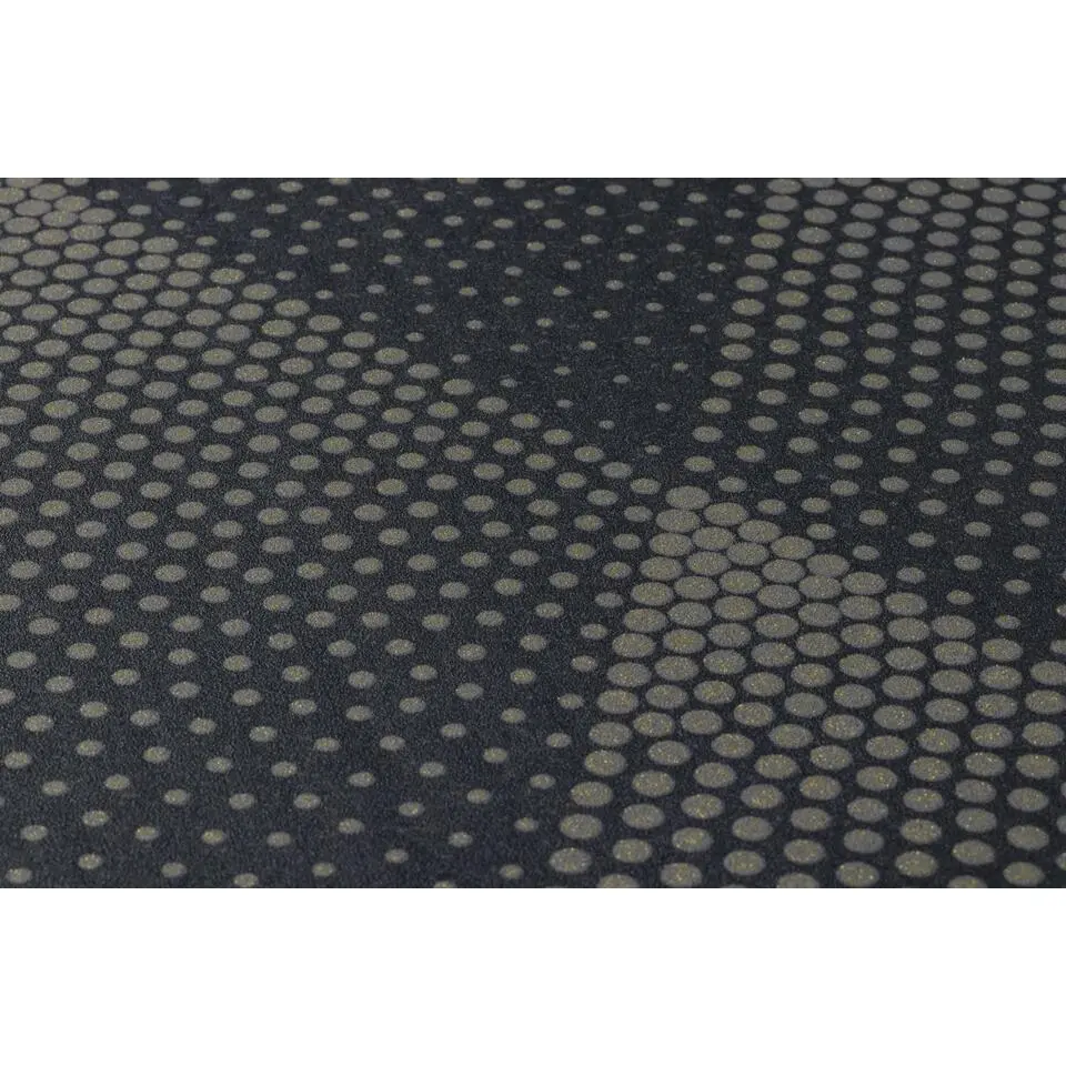 Livingwalls behang grafisch motief goud en zwart - 53 cm x 10.05 m