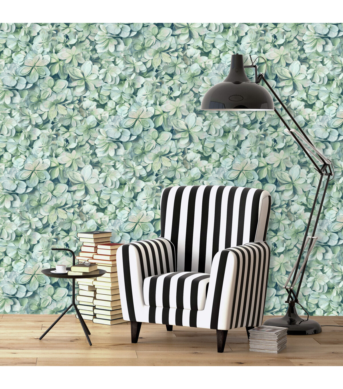 RoomMates Wallpaper Hydrangea