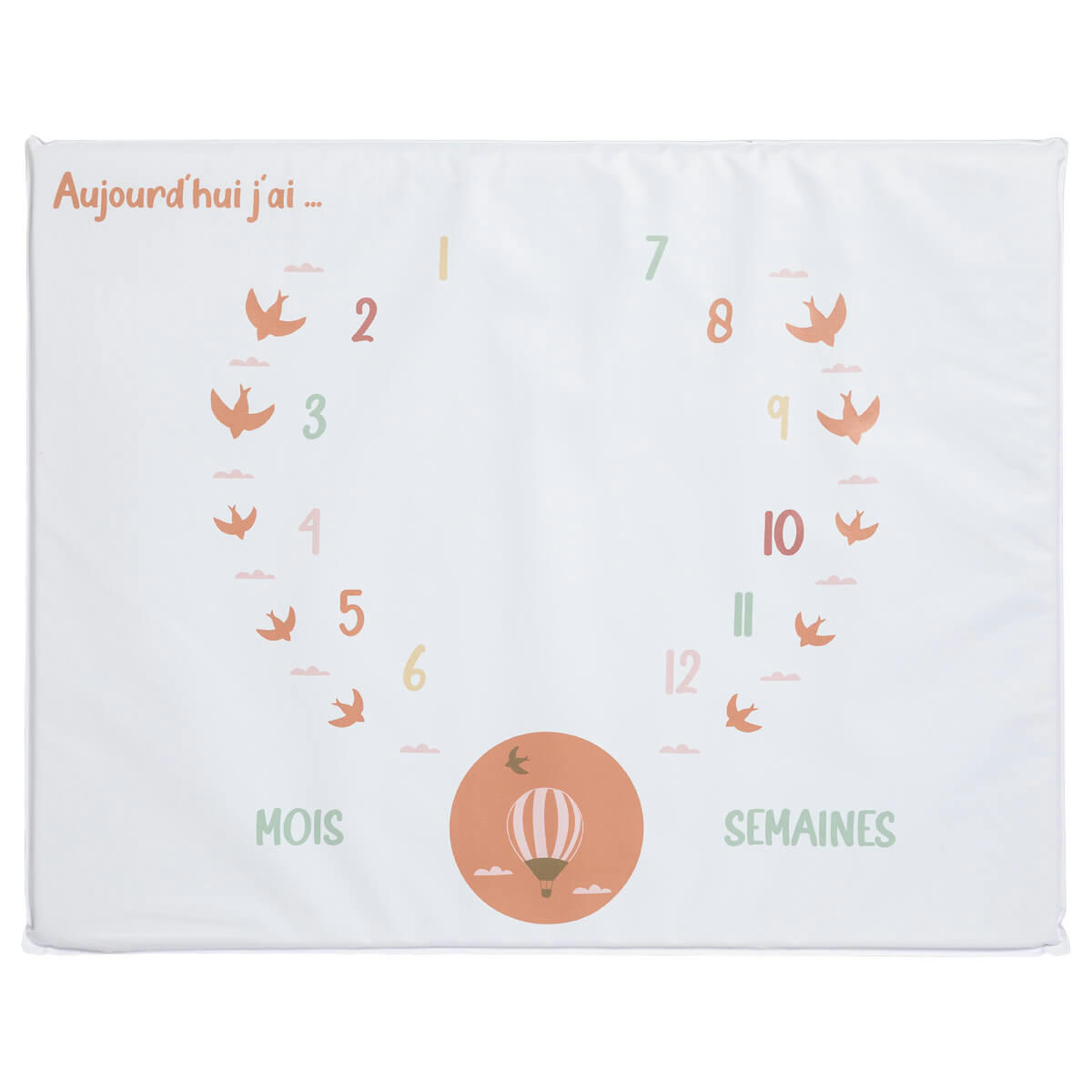 RUSTIC RETREAT - Tapis de jeu bébé multicolore en PVC 72x92 cm