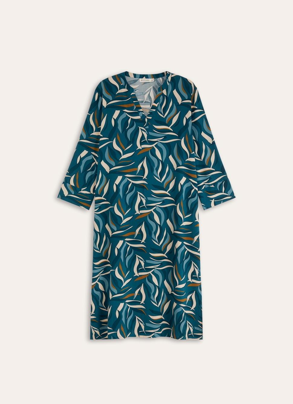 CHEMISE DE NUIT EN VISCOSE CLEM vert