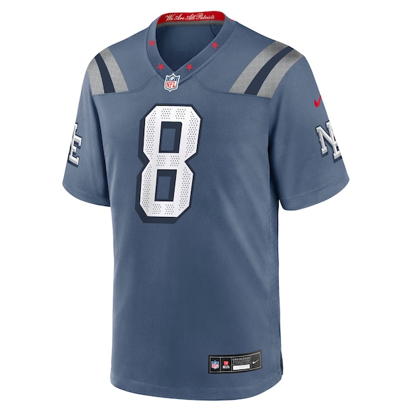 Stefon Diggs New England Patriots Nike 2025 Rivalries Collection Game Jersey - Storm Blue