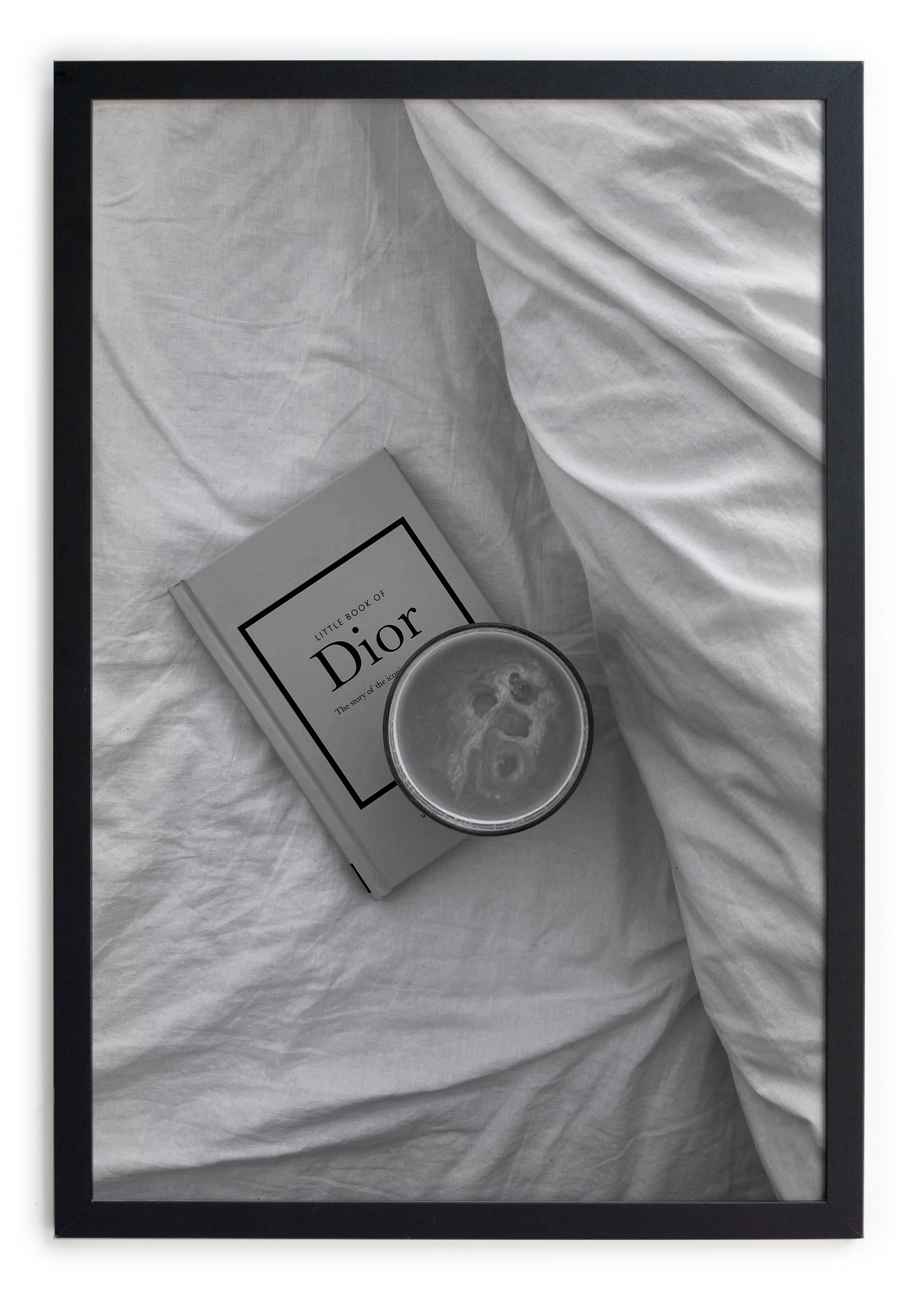 Zwarte lijst met kader 40x30 Dior