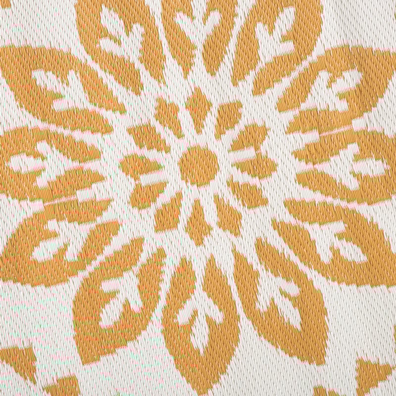 Buitenkleed bloem - geel - &Oslash;150 cm