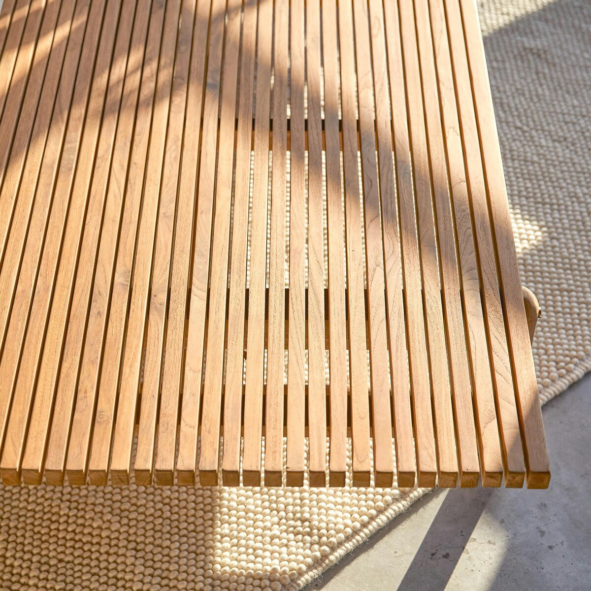 FADO - Banquette en teck massif 2 places