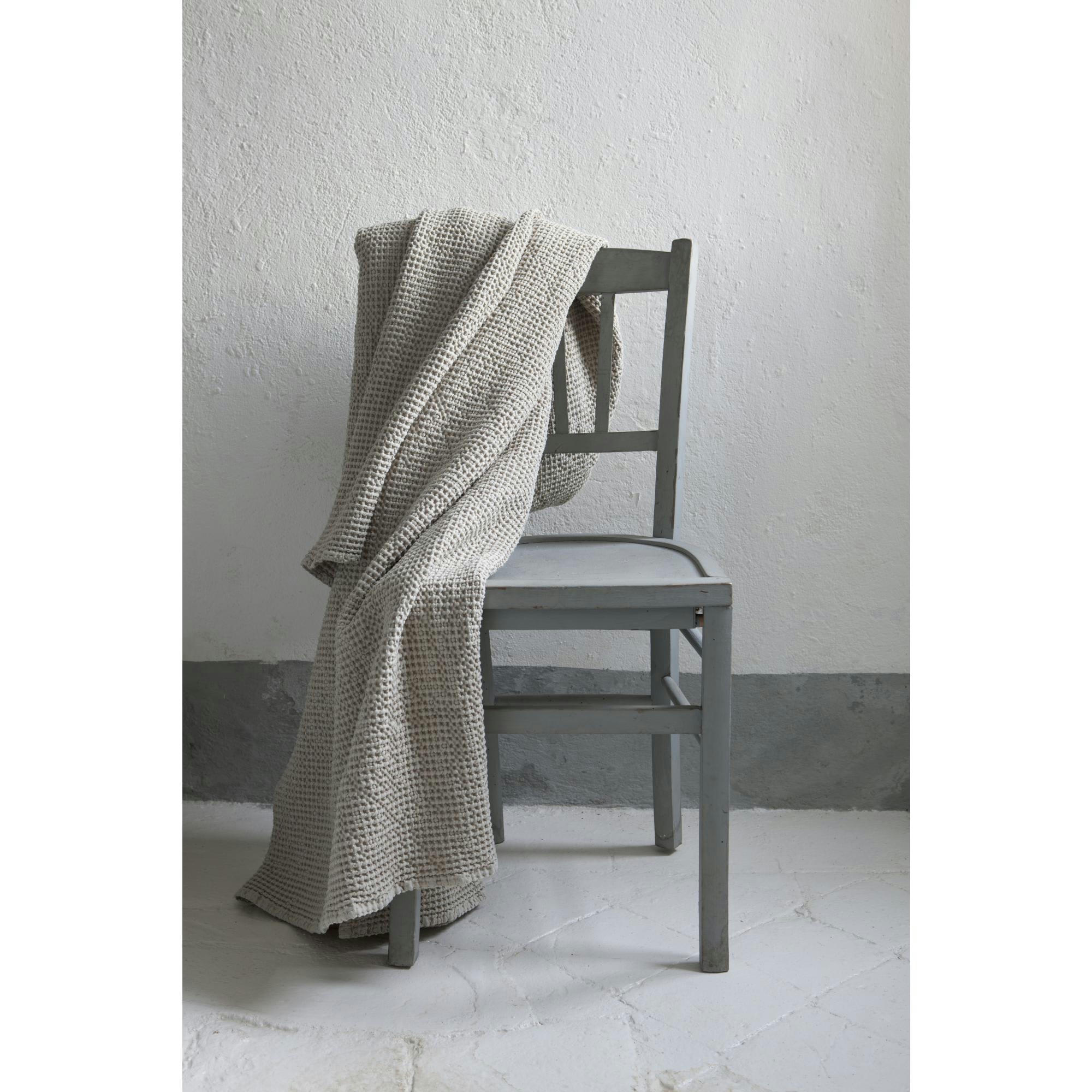 MAIA - Jete  en coton craie 260 x 260