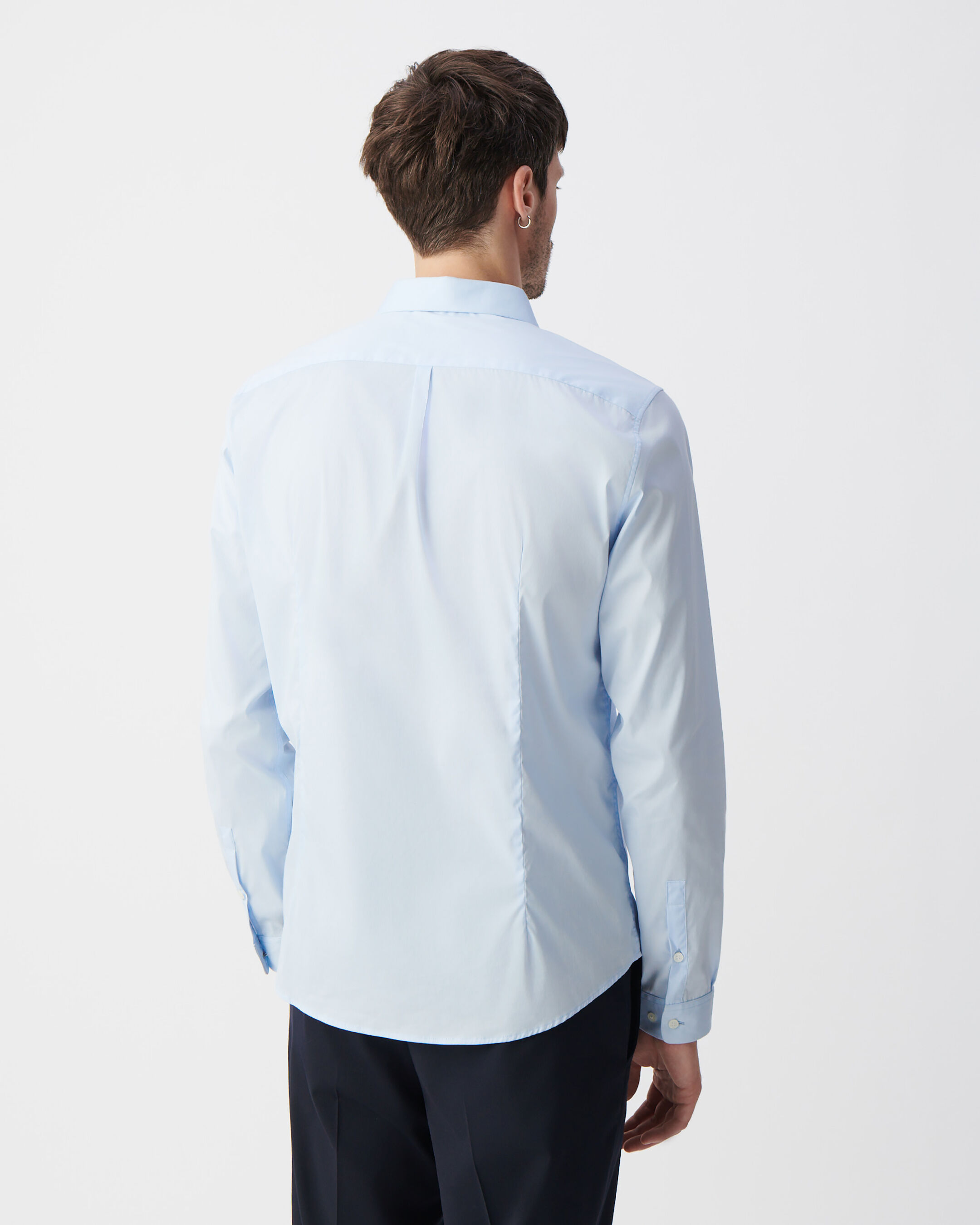 Chemise SLIM ciel en popeline Homme