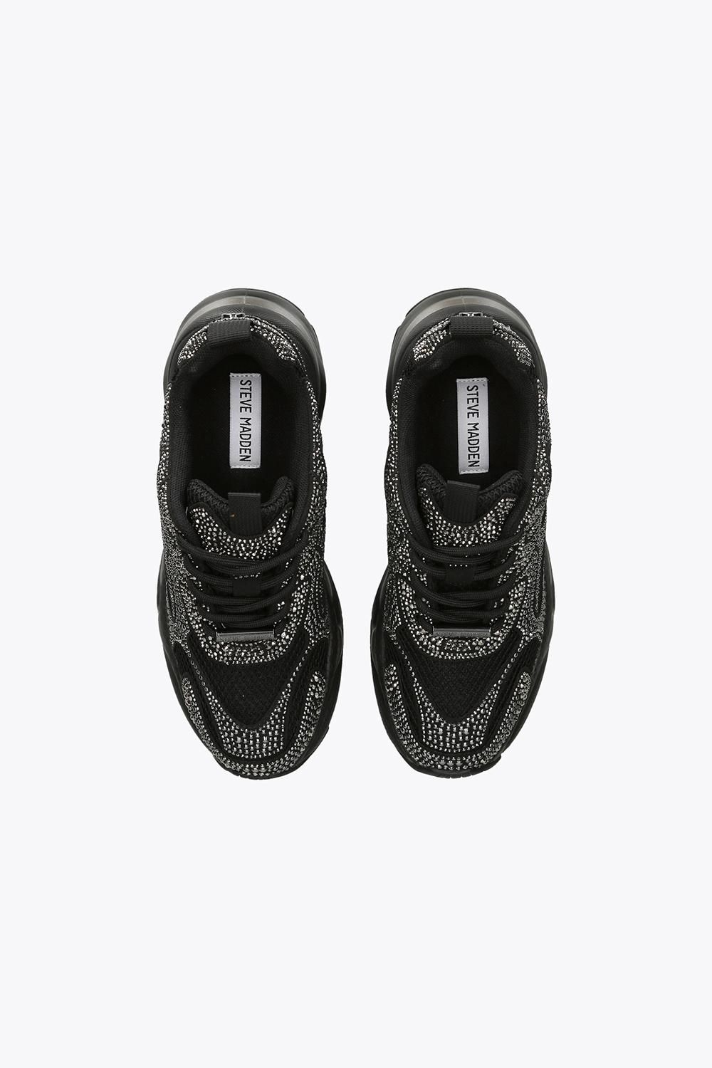 STEVE MADDEN Zonar Black' Fabric Trainers