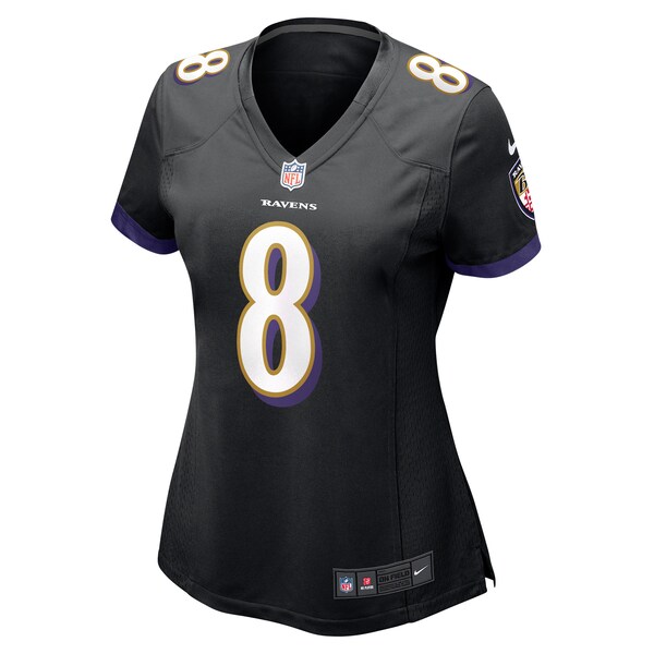 Lamar Jackson Baltimore Ravens Nike Women's Alternate Game Jersey -  Black