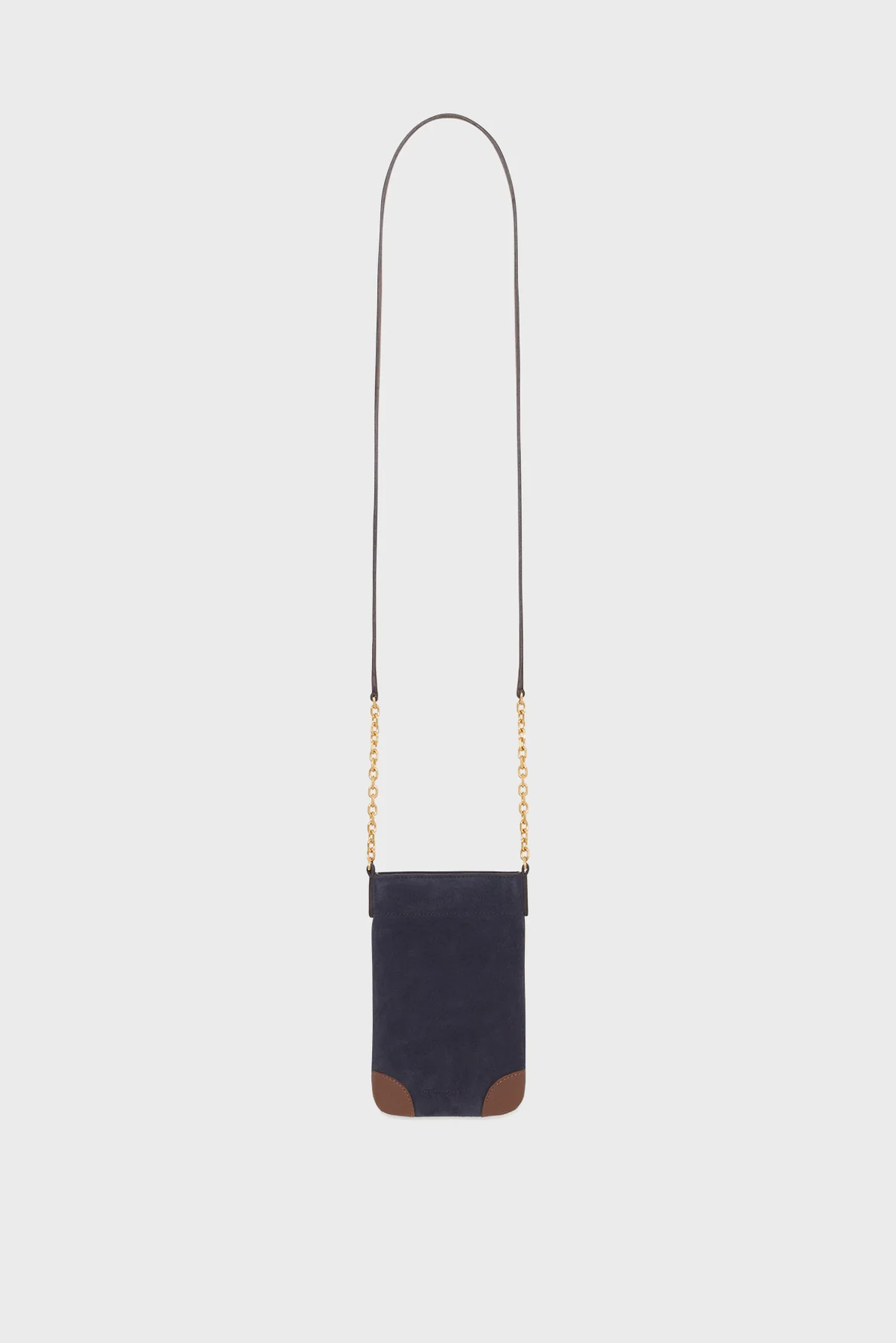 Porte téléphone en cuir velours - LE CHARLOTTE PHONE