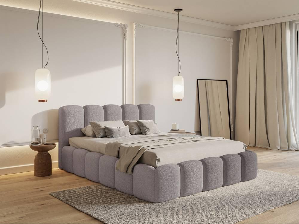 Bedframe Chloe II bouclé met opbergruimte 180 x 200 cm