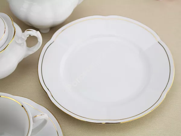 Garnitur do kawy na 12 osób (39el) Ćmielów- Bolero 3604 ZŁOTA LINIA
