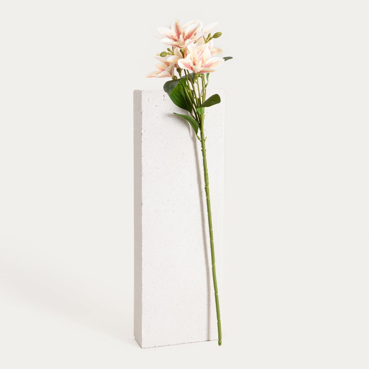 Gałązka sztuczna LILY lilia kremowa 75 cm