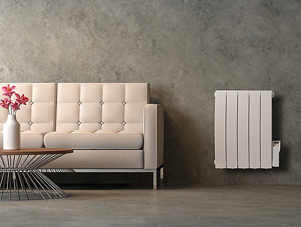 Deltacalor radiateur électrique à inertie fluide 1800WTelica cintré horizontal