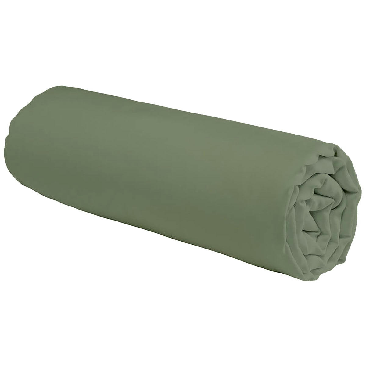 COTON UNIS - Drap housse coton  uni sauge 90x200cm
