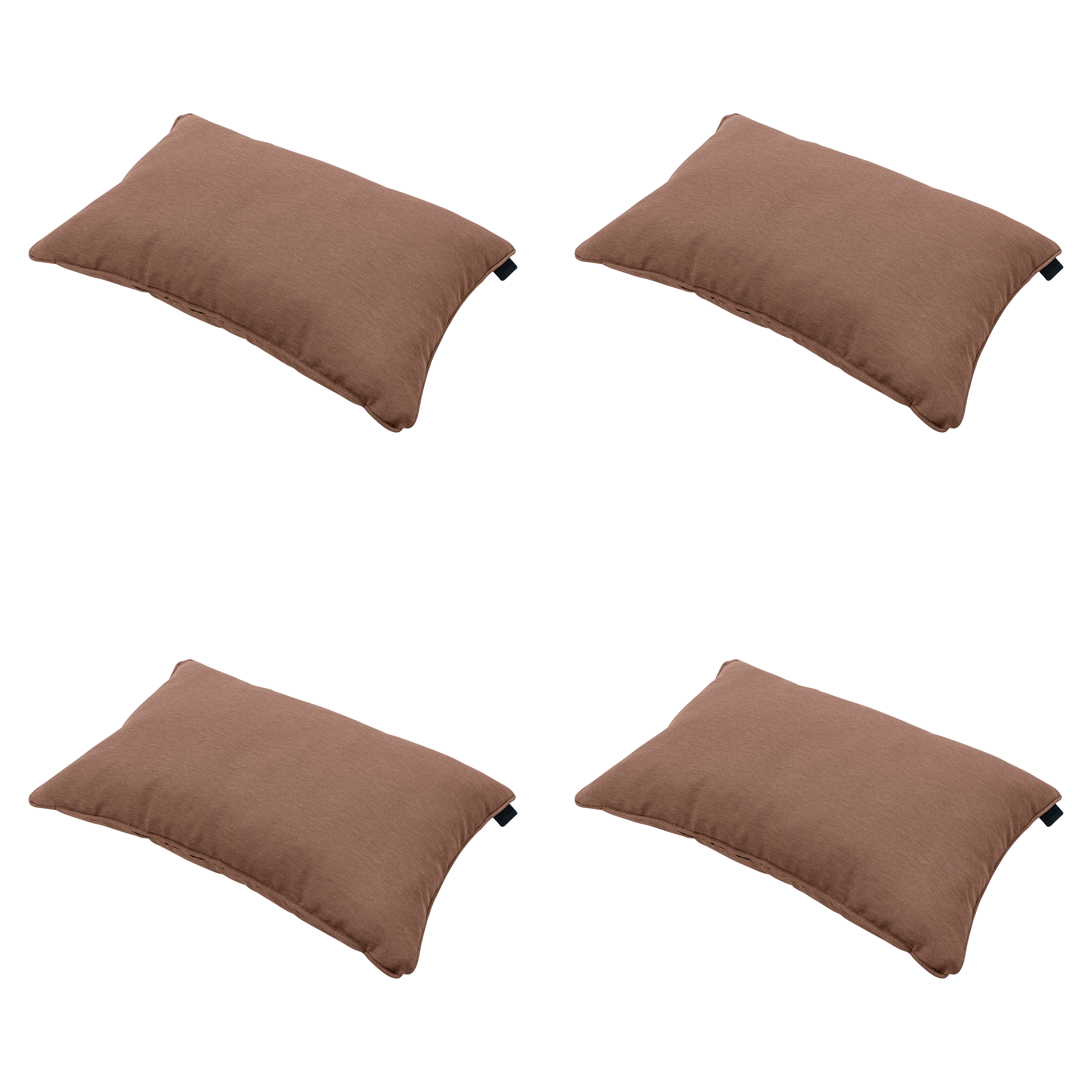 Madison sierkussen Panama - bruin - 40x60x10cm - set van 4