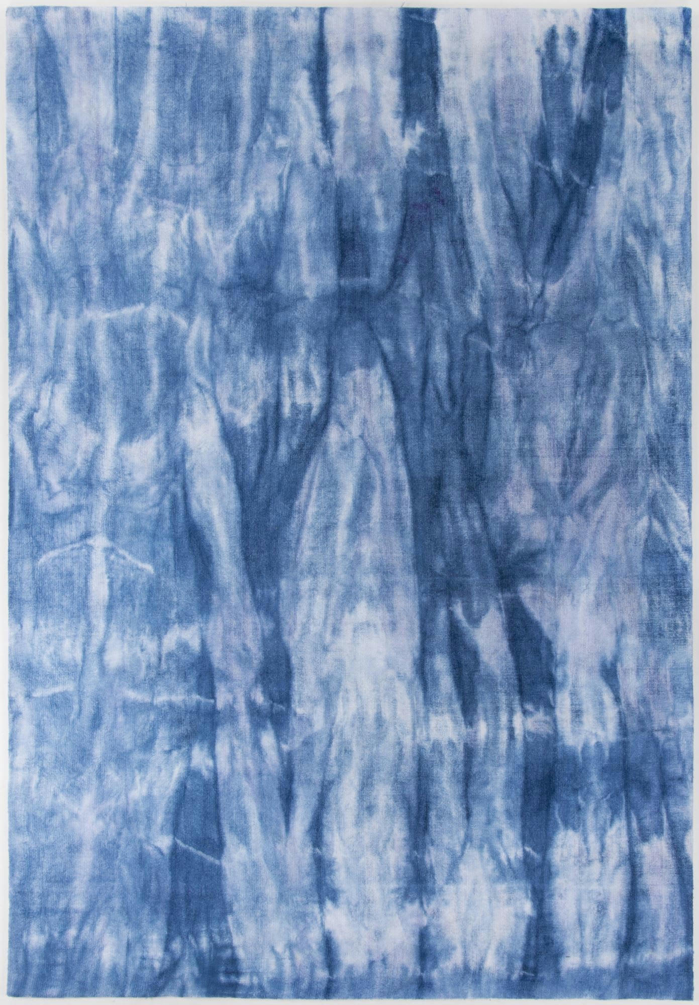 SHINE - Tapis élégant avec un doux brillant en viscose Bleu 160x230