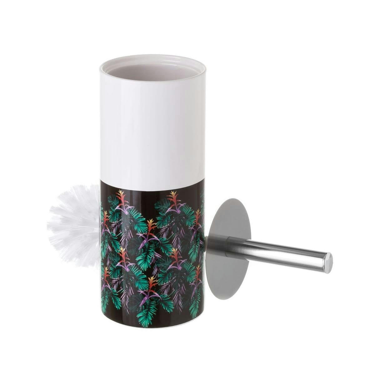 GUZMANIA - Brosse WC céramique feuillage