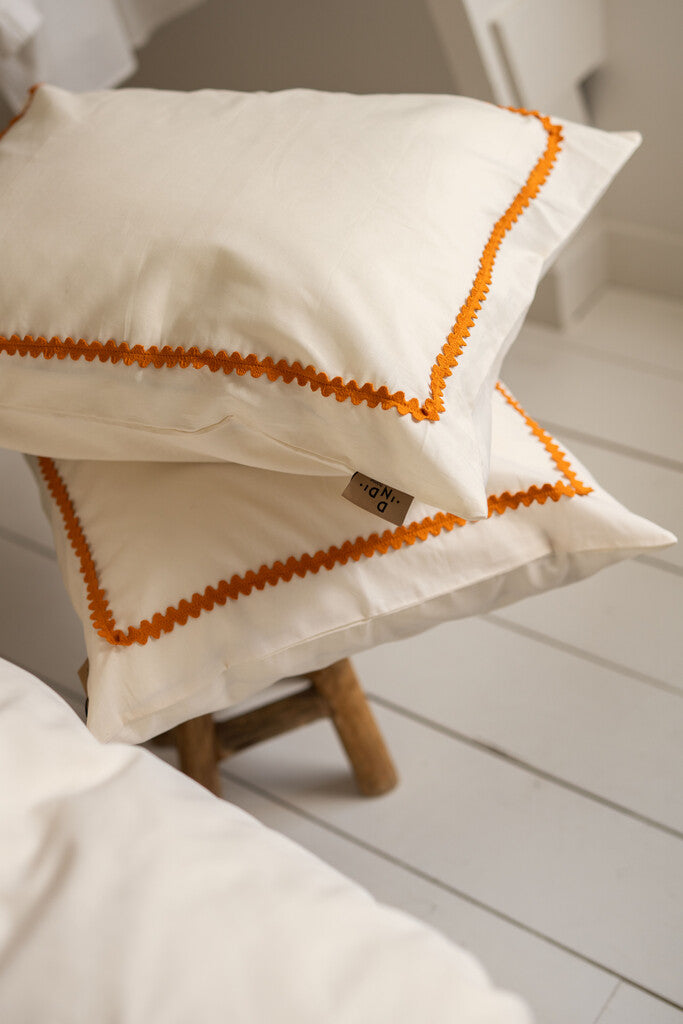 Dindi Home - Dekbedovertrek Sunset Waves - 140x220 - Off White