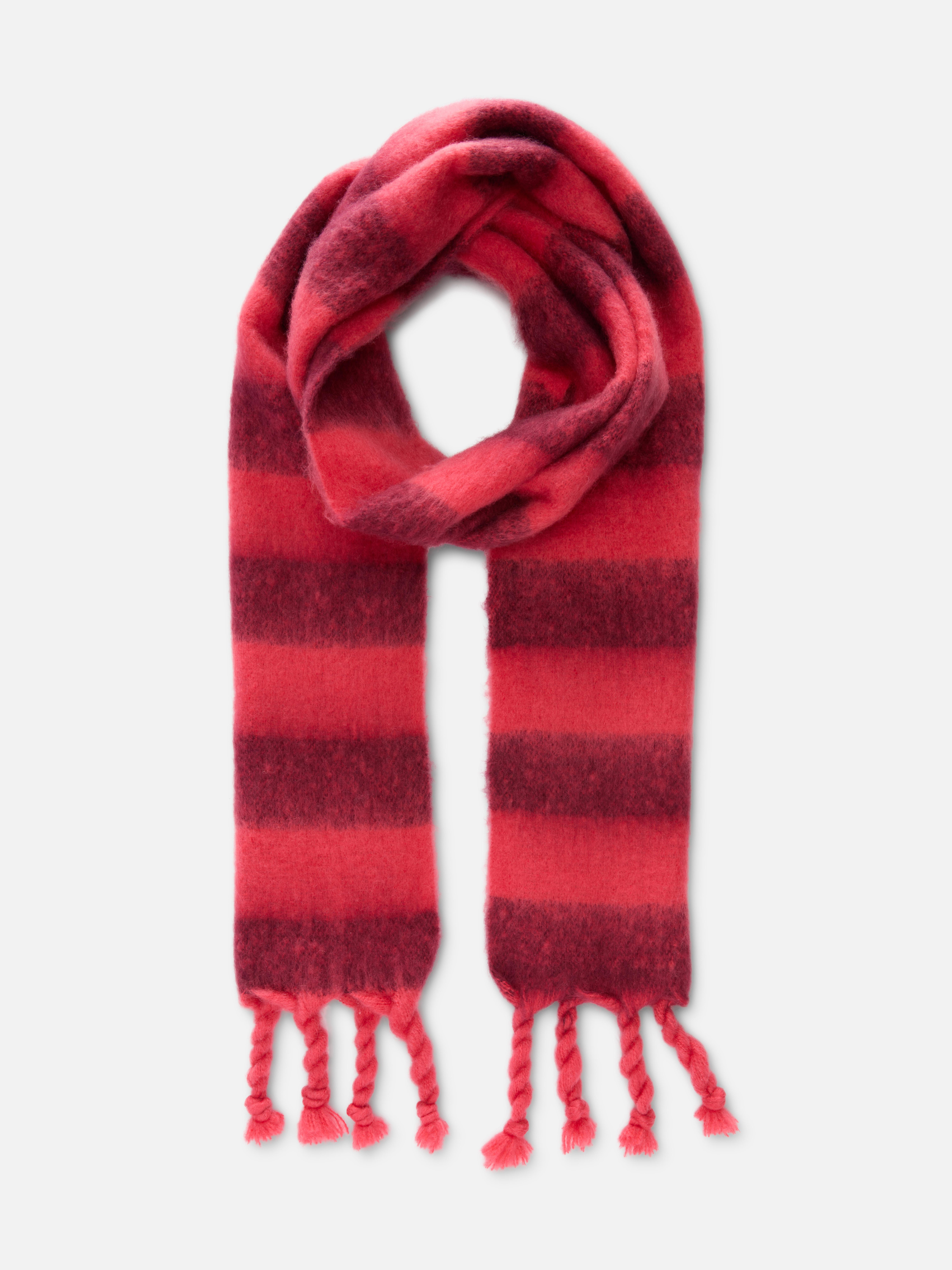 Rita Ora Brushed Stripe Scarf