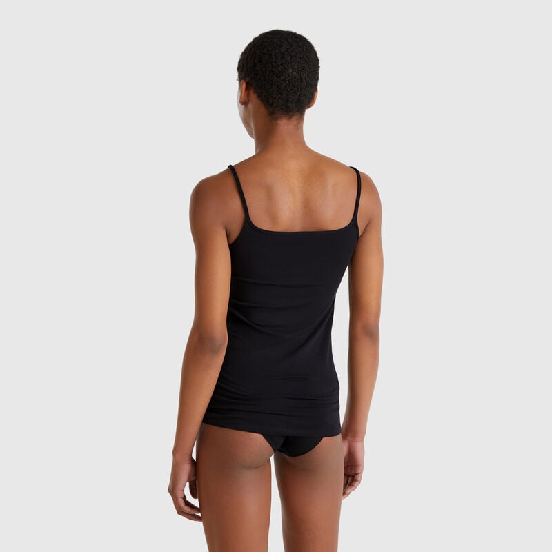 Undershirt in stretch cotton