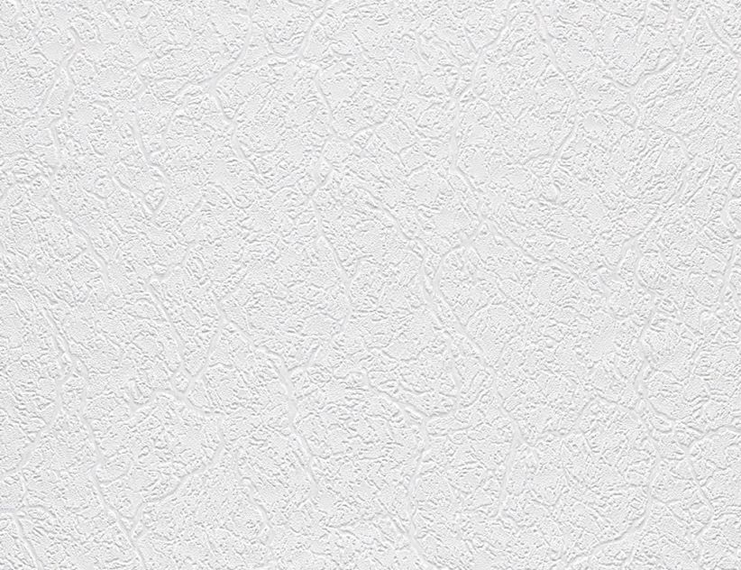 Papiertapete Uni Weiß