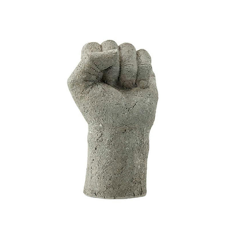 - Déco Main en polyrésine grise H16