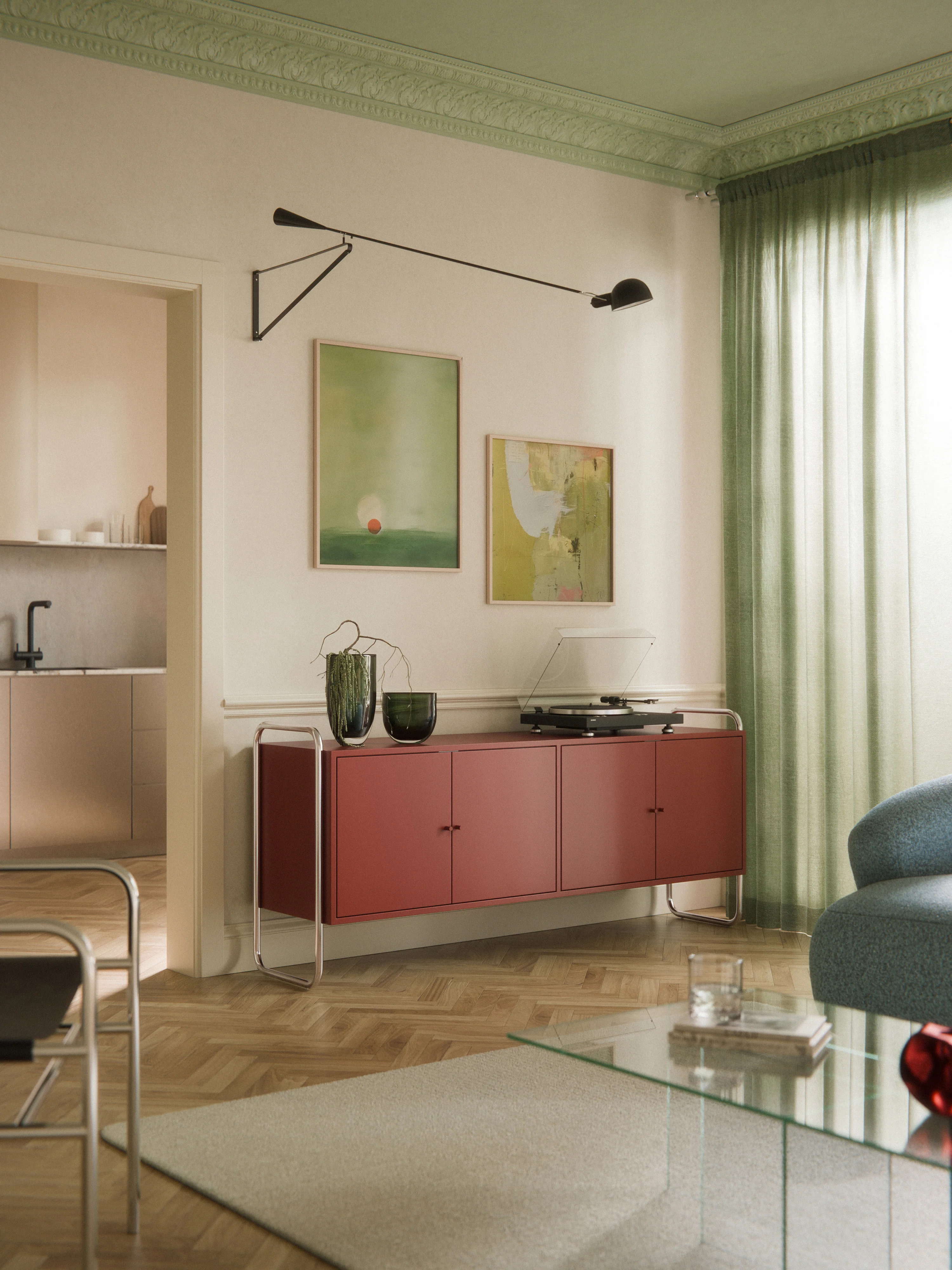Metall-Sideboard Robyn