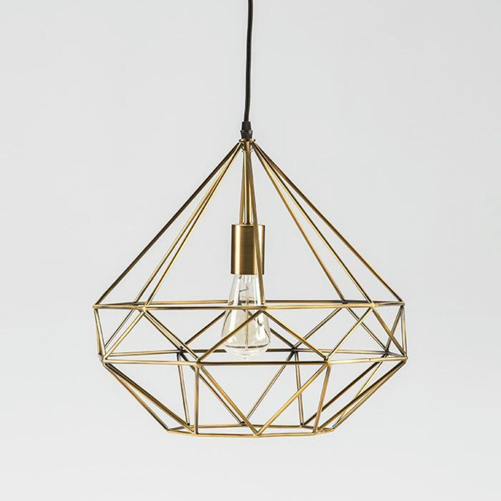 - Suspension Métal Or 40x40x37 cm